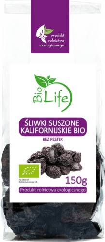Śliwki suszone kalifornijskie BIO 150g BioLife