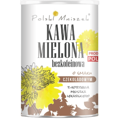 Alternatywna kawa mielona z korzenia mniszka lekarskiego czekoladowa 150g Polski Mniszek