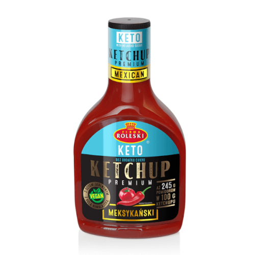 Ketchup premium meksykański keto 425g Roleski