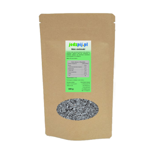 Mak niebieski ziarno 500g - jedzpij