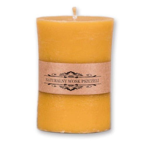 Świeca z wosku pszczelego walec średni 105x70