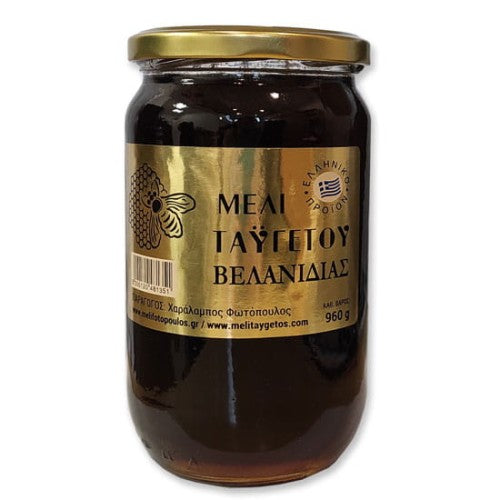 Miód dębowy spadziowy grecki 960g Pasieka Fotopoulos